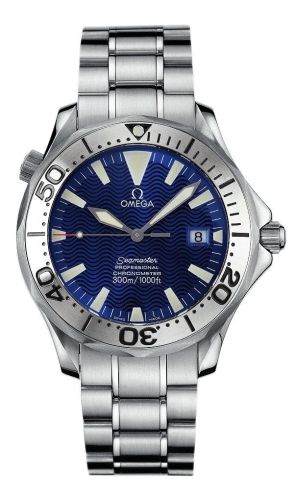 Omega Seamaster Diver 300M Automatic 41 Stainless Steel / Electric Blue / Bracelet / Ian Thorpe